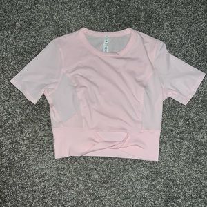 Lululemon cropped cotton ribbed Band T-Shirt